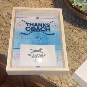 NWT ‘Thanks Coach' Framed Art